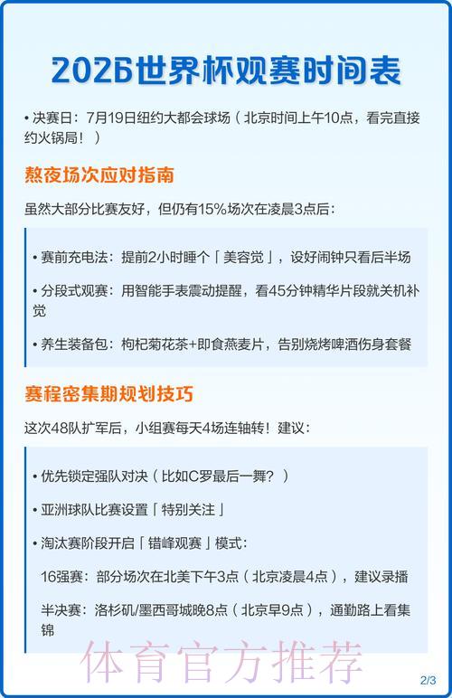 2026世界杯观赛完全攻略 2026世界杯观赛完全攻略